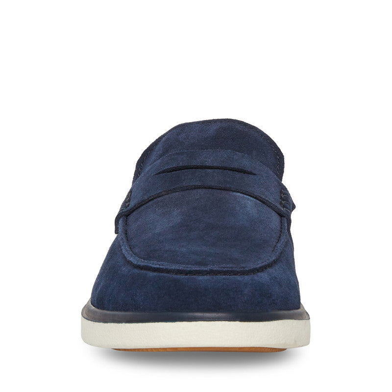Charley Navy Suede Loafers – Steve Madden, view 2