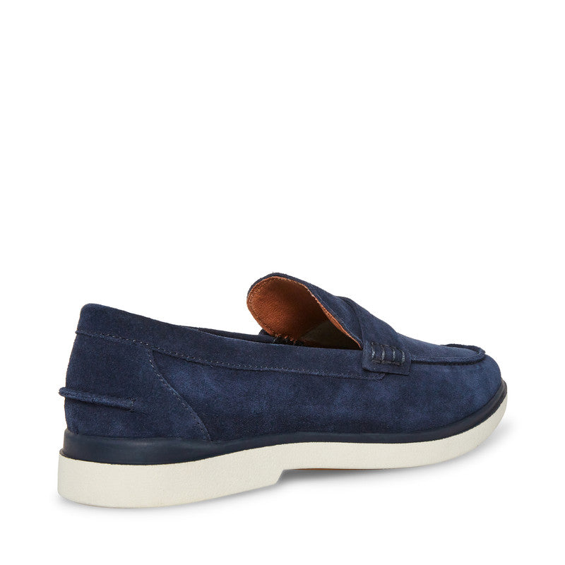 Charley Navy Suede Loafers – Steve Madden, view 4