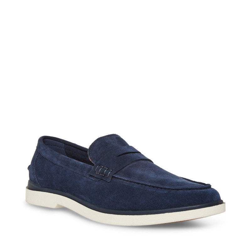Charley Navy Suede Loafers – Steve Madden