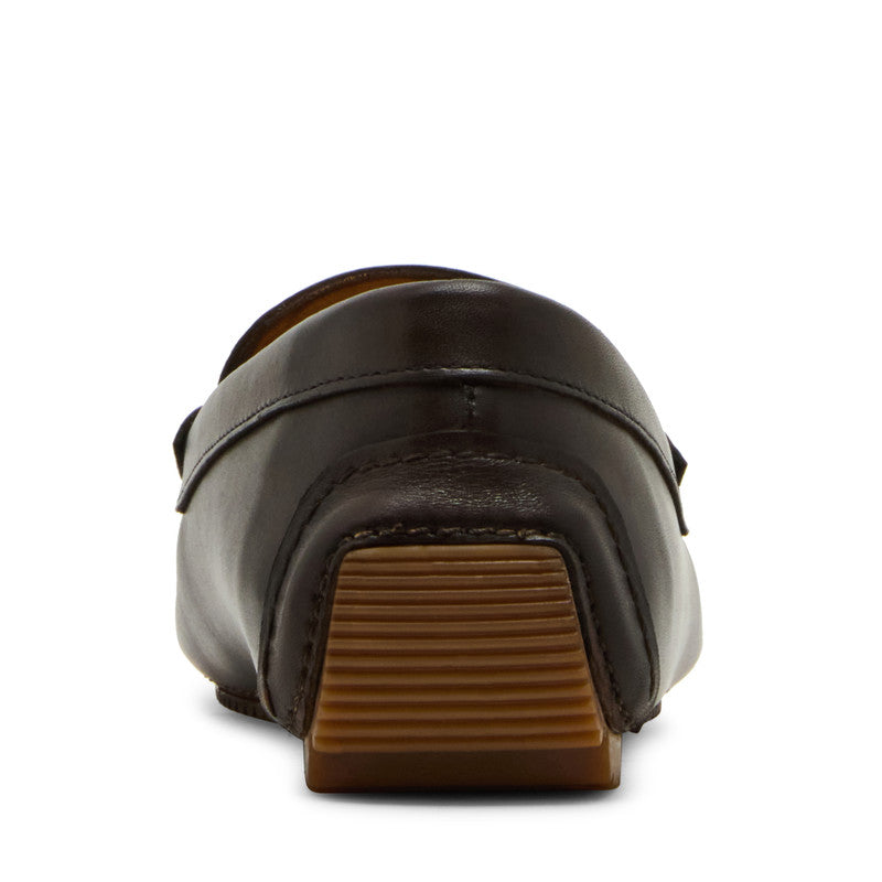 Steve Madden Ezekiel men's brown slip-ons, front view