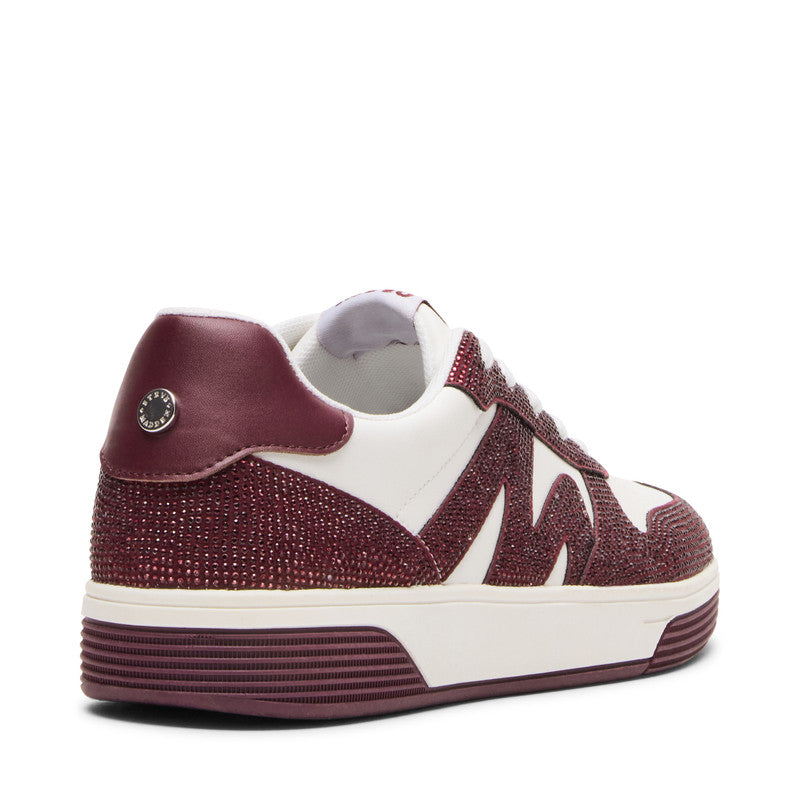 Madmunny Men's Burgandy Sneakers