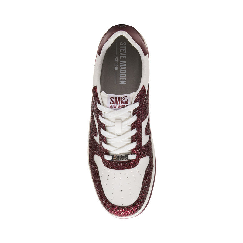 Madmunny Men's Burgandy Sneakers