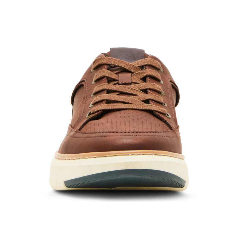Steve Madden Mparcel Men's Cognac Lace-Up Shoes - front view