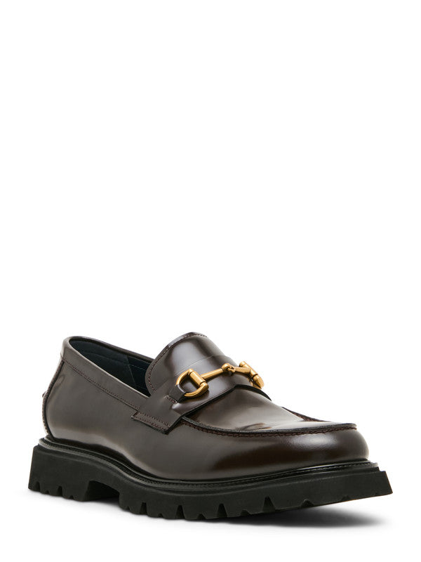 Naxos Men's Brown Leather Loafers