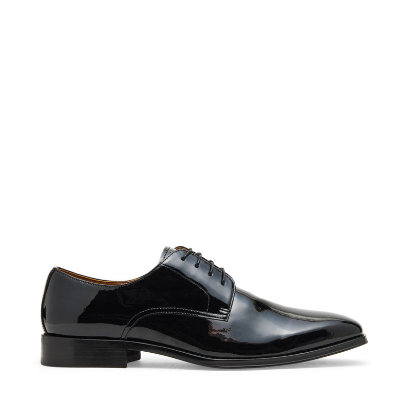 Parscal Men's Black Patent Formal Shoes