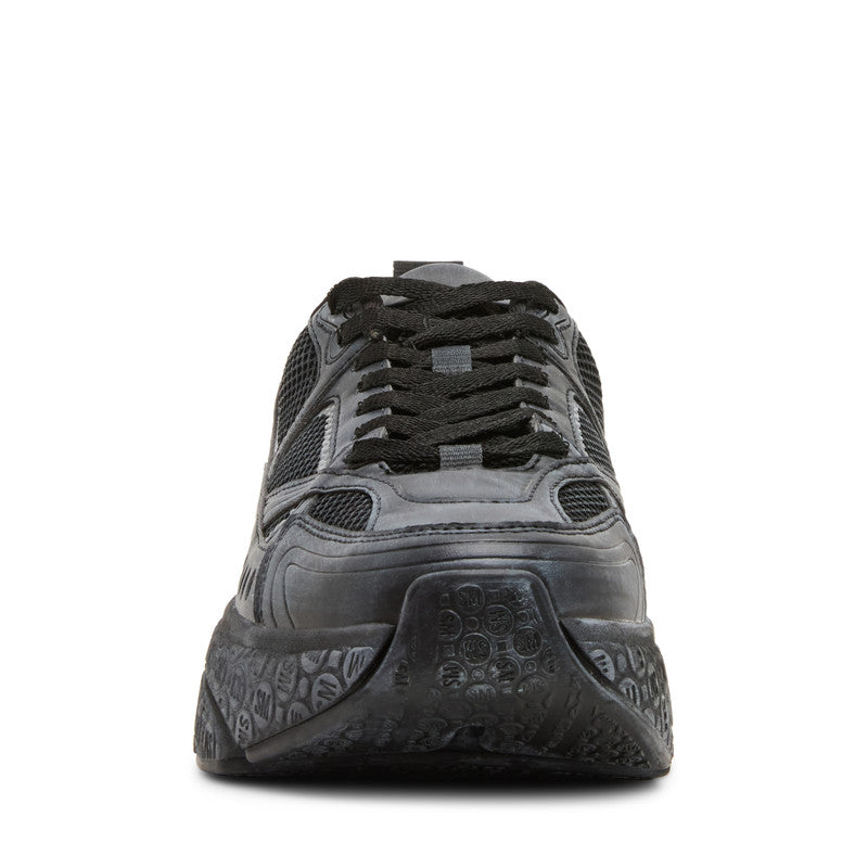 Previx N Black Men's Low-Top Lace-Up Sneakers - view 2
