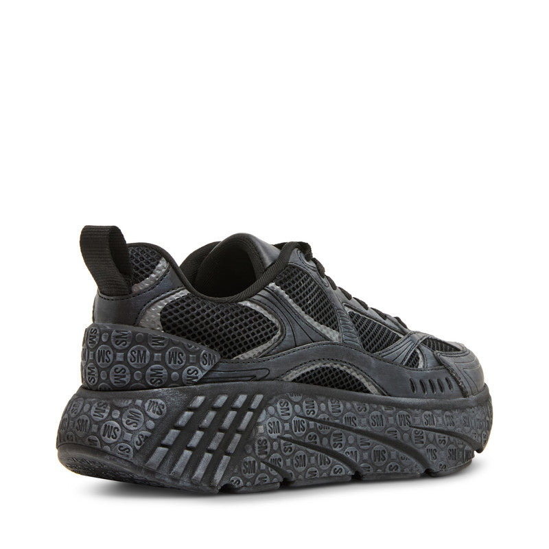 Previx N Black Men's Low-Top Lace-Up Sneakers - view 4