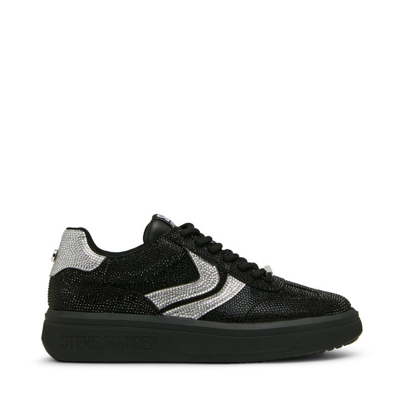Ryvett Black Rhinestone Men's Low-Top Lace-Up Sneakers - view 3