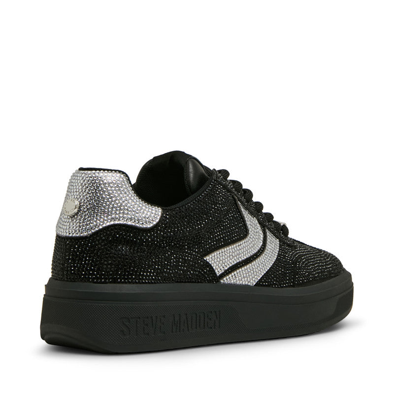 Ryvett Black Rhinestone Men's Low-Top Lace-Up Sneakers - view 4