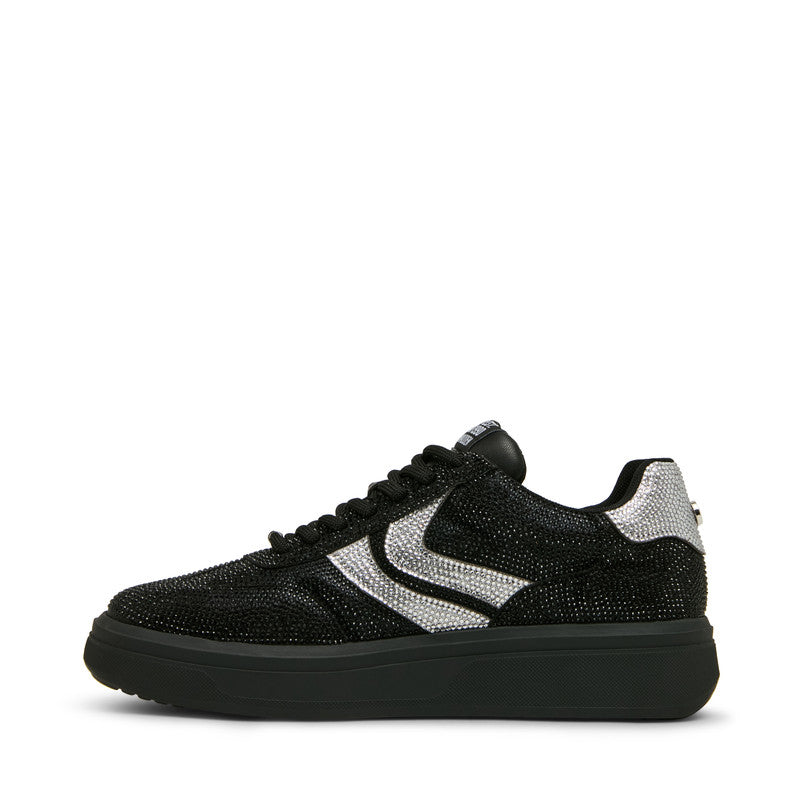 Ryvett Black Rhinestone Men's Low-Top Lace-Up Sneakers - view 6