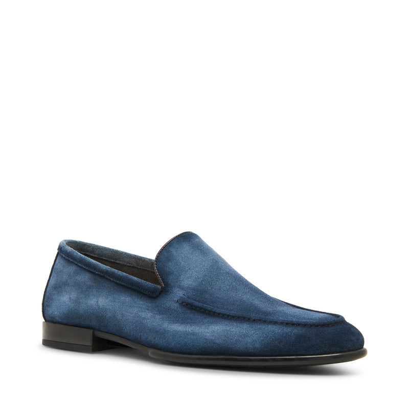 Salem Women's Navy Suede Loafers