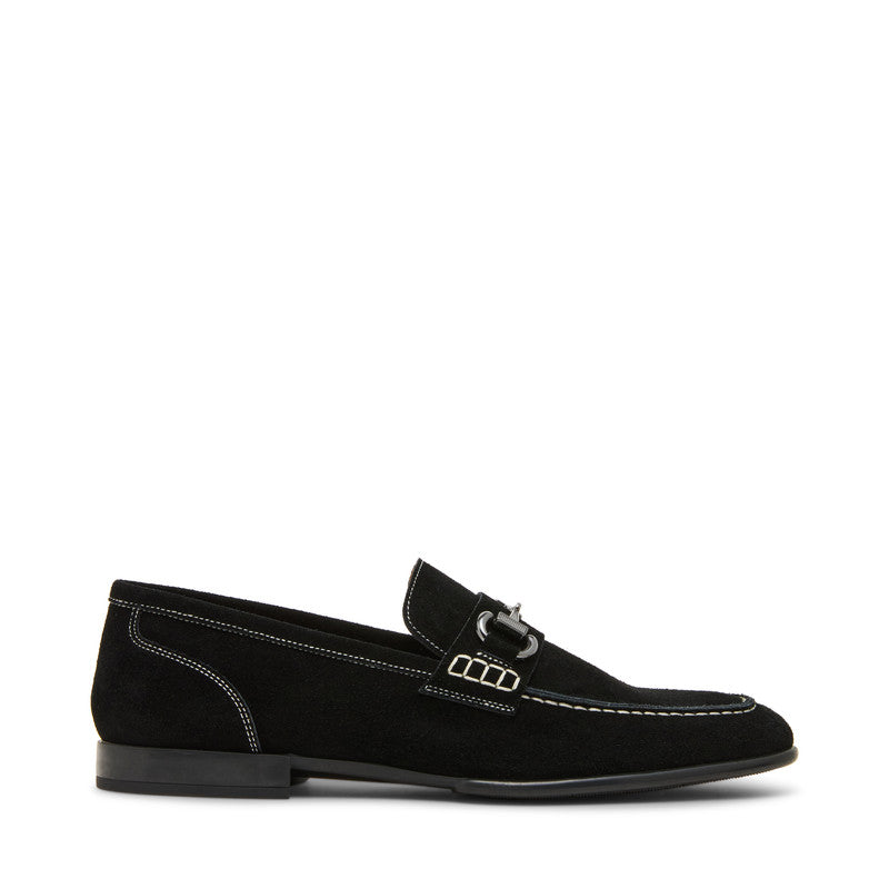 Stockton Men's Black Suede Loafers - view 2