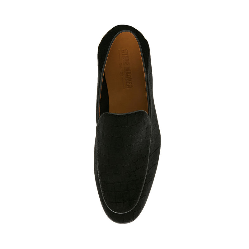 Sutton-Cv Men's Black Velvet Loafers - view 5