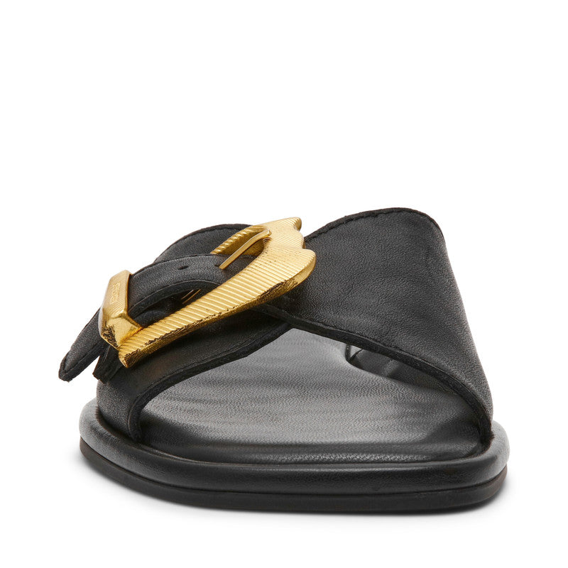 Abigayle Women's Black Flat Sandals - view 2