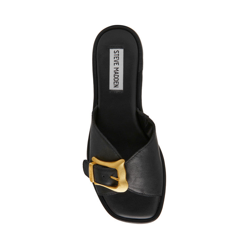 Abigayle Women's Black Flat Sandals - view 4