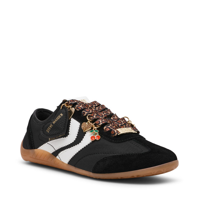 Bassett Black Women's Low Top Sneakers