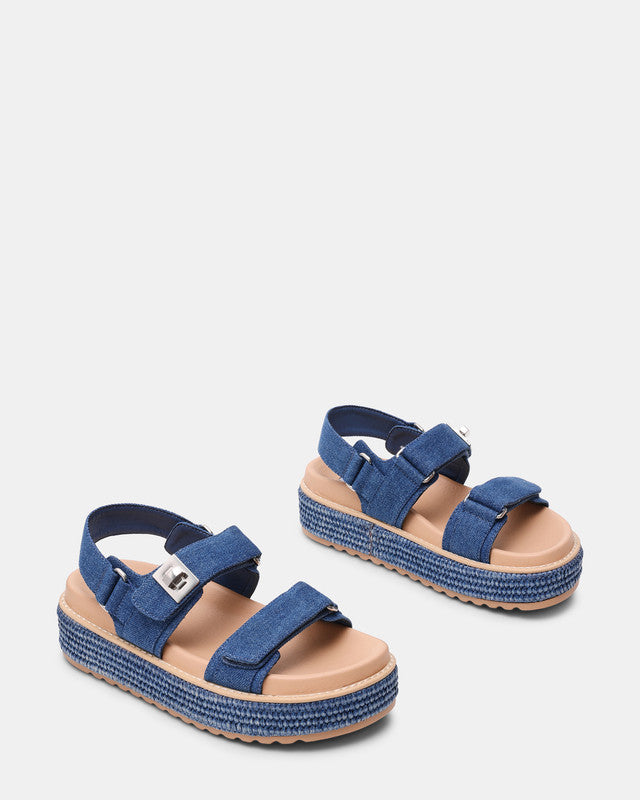 Bigmona Blue Women's Flat-Casual Sandals - view 4
