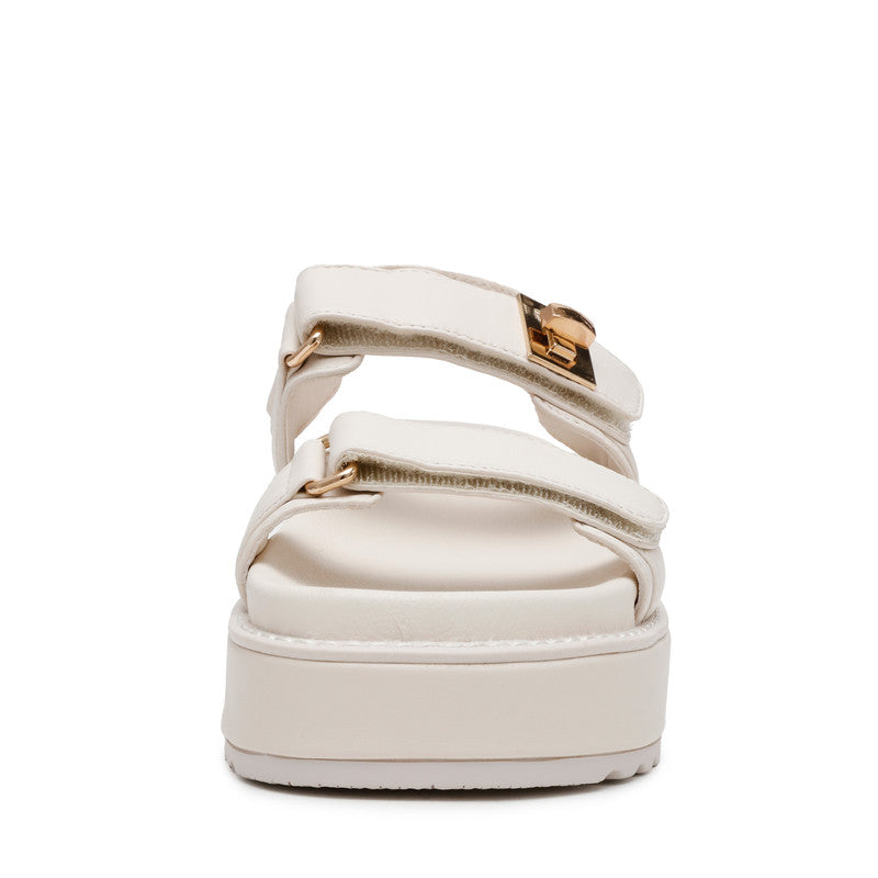 Bigmona Women's Light Bone Flat Sandals – Steve Madden, view 2
