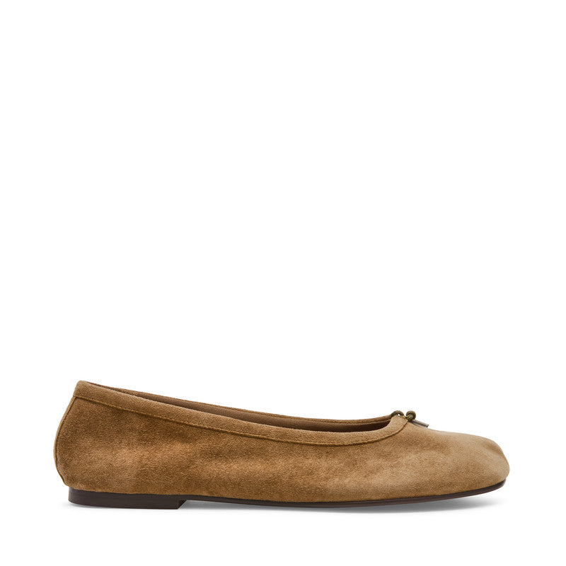 Calico Taupe Suede Women's Tabi Ballet Flats - view 4