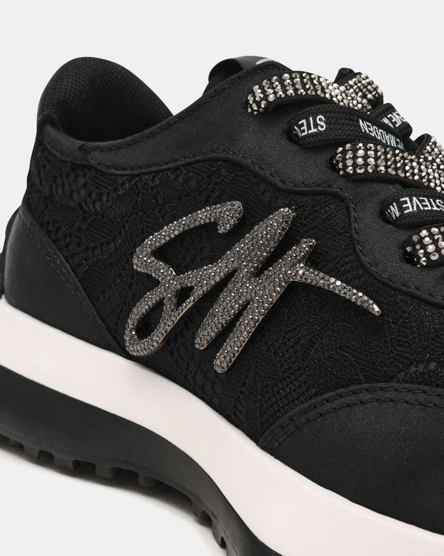 Campo Lace Black Women's Low-Top Sneakers - view 4