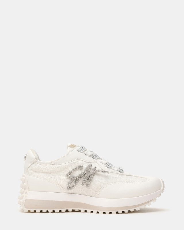 Campo Lace White Women's Low-Top Sneakers