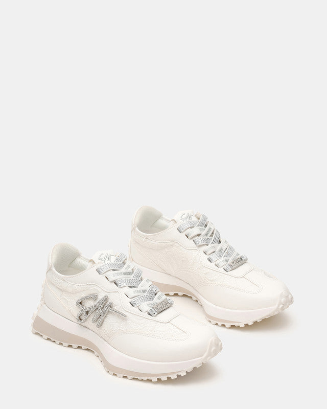 Campo Lace White Women's Low-Top Sneakers - view 2