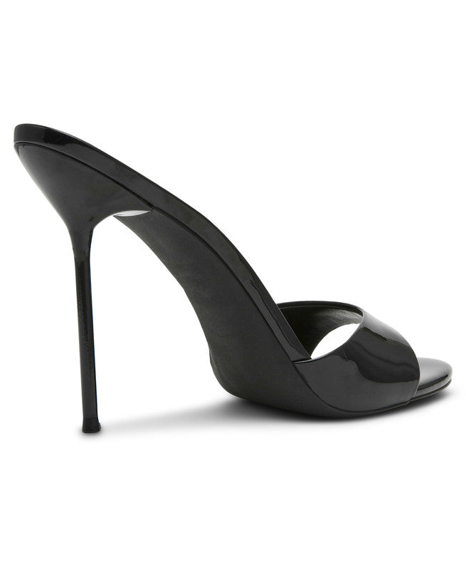 Steve Madden Davina Women's Black Heeled Sandals - side profile - view 2
