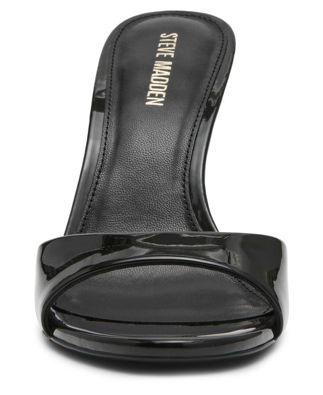 Steve Madden Davina Women's Black Heeled Sandals - front view