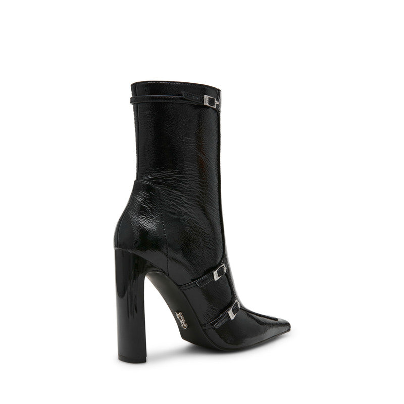 Fastened Women's Black Mid-Calf Boots