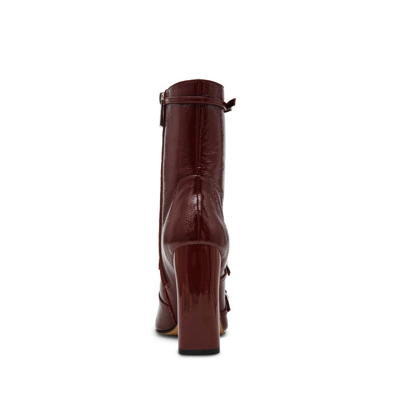 Fastened Red Women's Boots