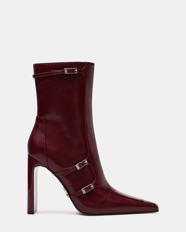 Fastened Red Women's Boots
