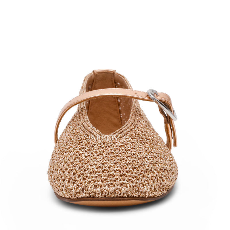 Gayla Gold Women's Ballerinas