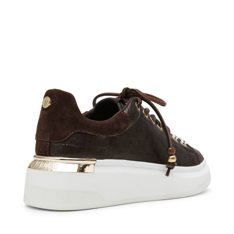 Glider Charm Chocolate Brown Women's Low-Top Sneakers - view 2