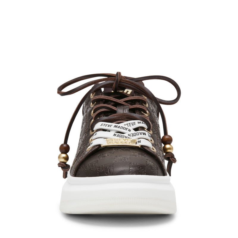 Glider Charm Chocolate Brown Women's Low-Top Sneakers - view 4