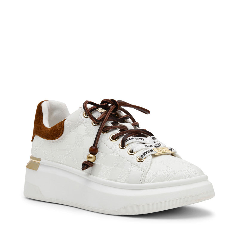 Glider Charm White Women's Low-Top Sneakers