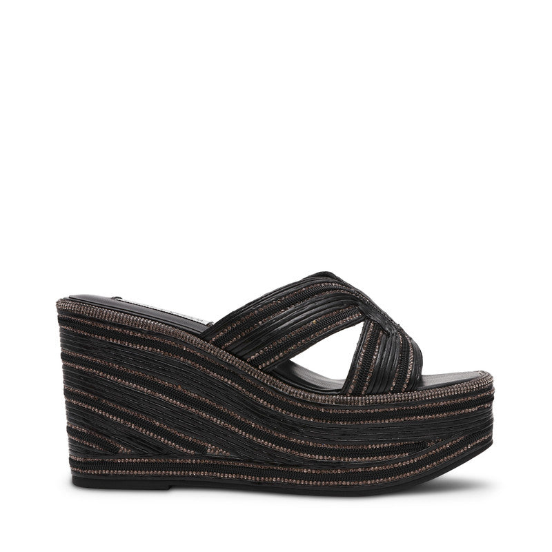Justice Women Black Wedges - view 5