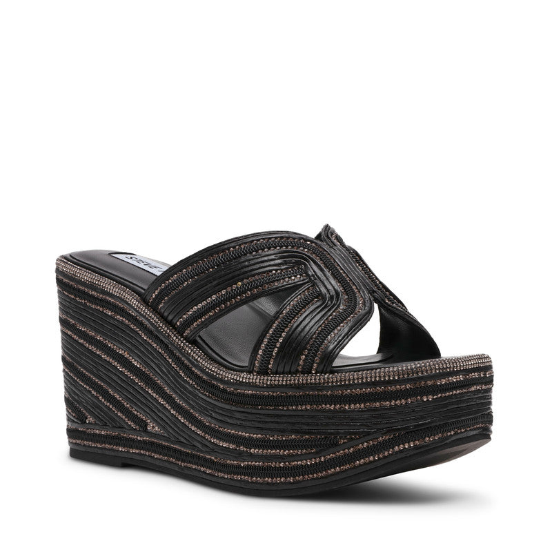 Justice Women Black Wedges