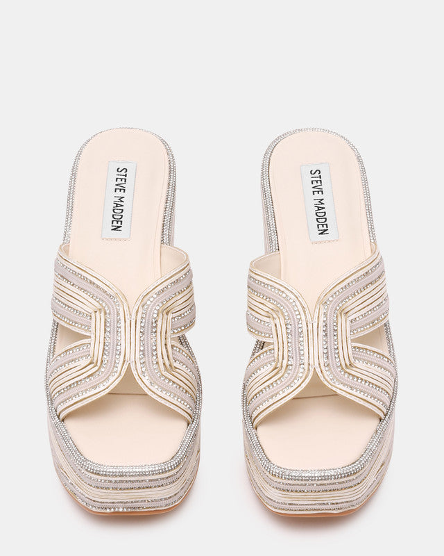 Justice Women Cream Wedges - view 4