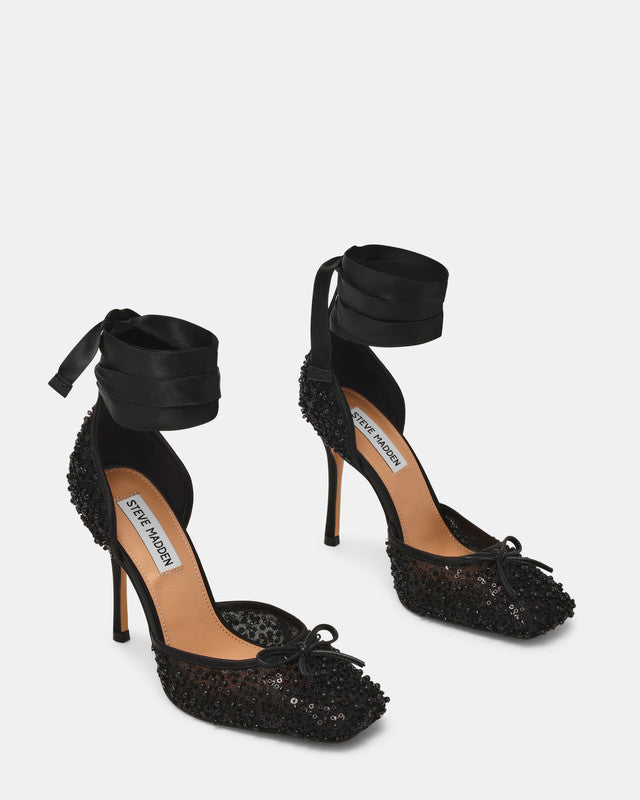 Larina-seq Women's Black Heeled Sandals - view 5