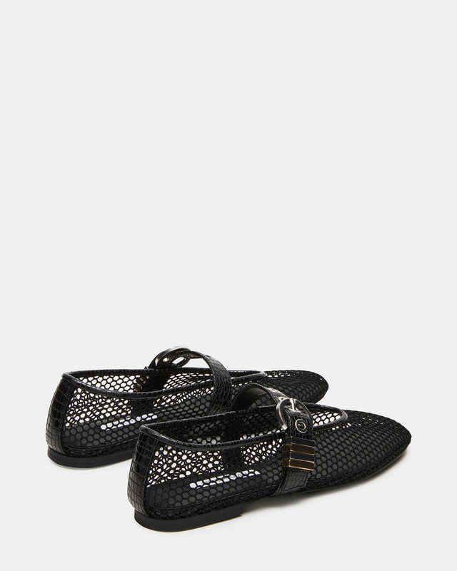 Lucia Mesh Black Mesh Women's Ballerinas Flats - view 2