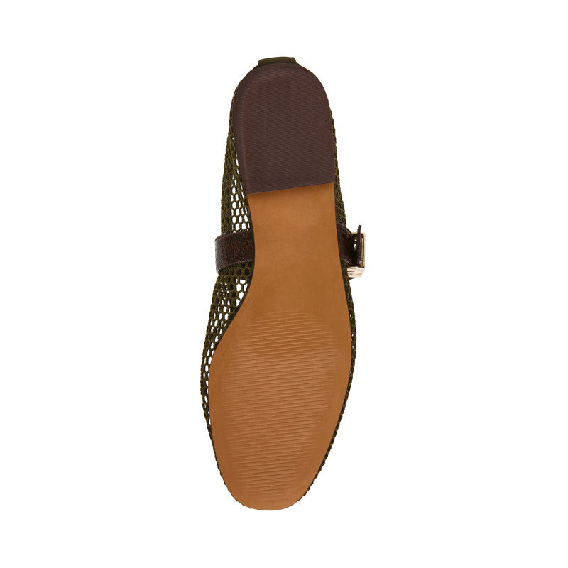 Lucia Mesh Olive Women's Ballerinas Flats - view 3