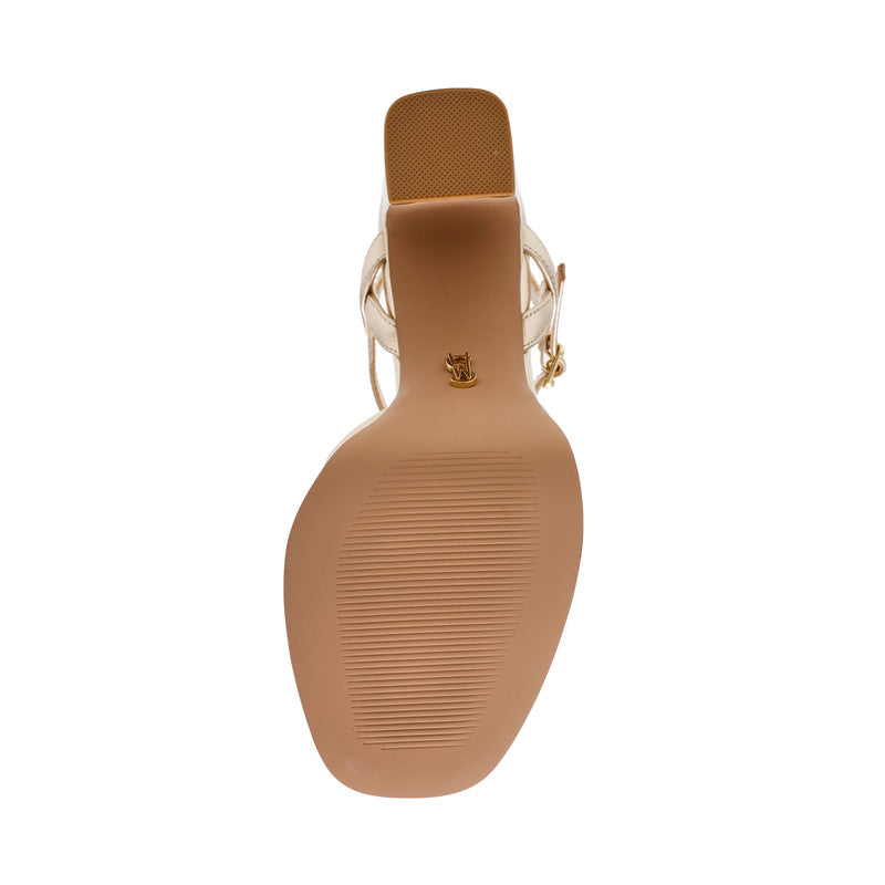 Miliana Women's Gold Heeled Sandals – Steve Madden, view 6