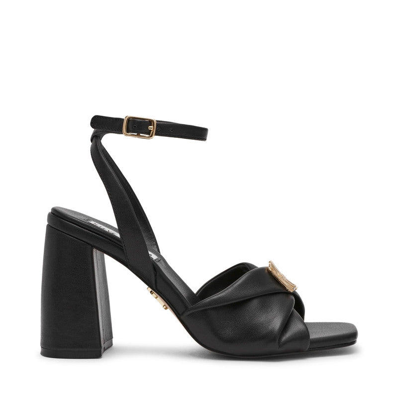 Montage Black Leather Women's Heel Sandals - view 5
