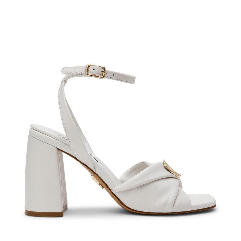 Montage Off White Leather Women's Heel Sandals - view 5