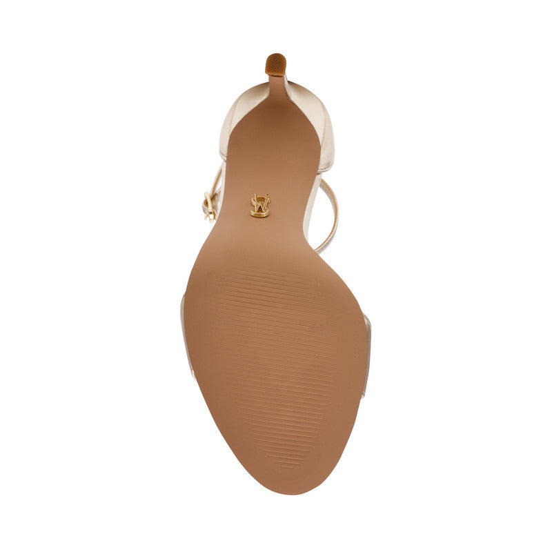 Nevina Gold Women's Heel Sandals - view 3