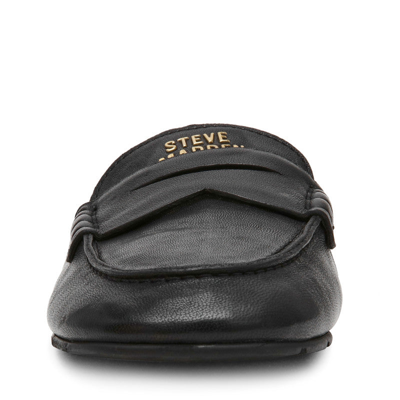 Newbury Black Leather Women's Leather Loafers - view 4