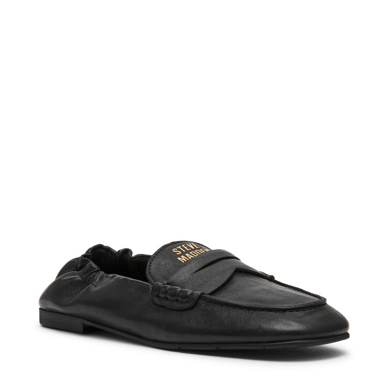 Newbury Black Leather Women's Leather Loafers