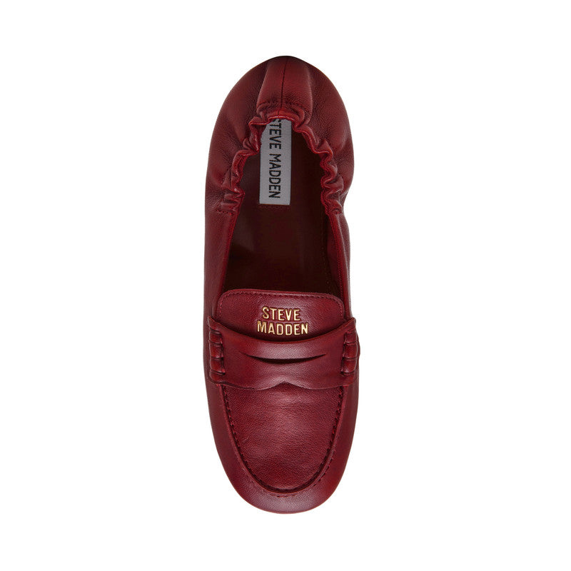 Newbury Dark Cherry Women's Leather Loafers - view 6