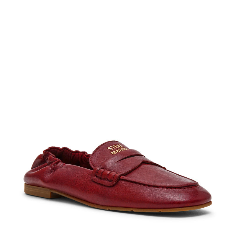 Newbury Dark Cherry Women's Leather Loafers