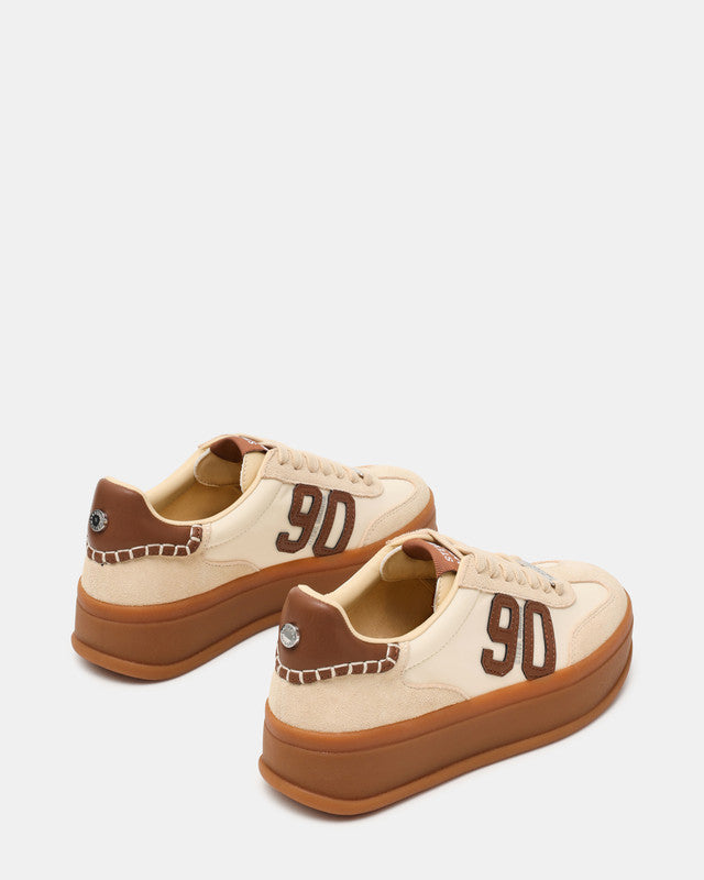 Off-track90 Women's Bone/Brown Low-Top Sneakers - view 2
